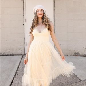 SOLD✅ ASOS Yellow Polkadot Dress